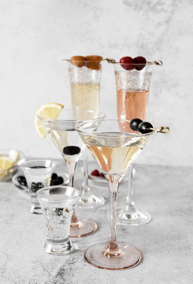 Arrangement Alcoholic Vodka Beverage Cocktails