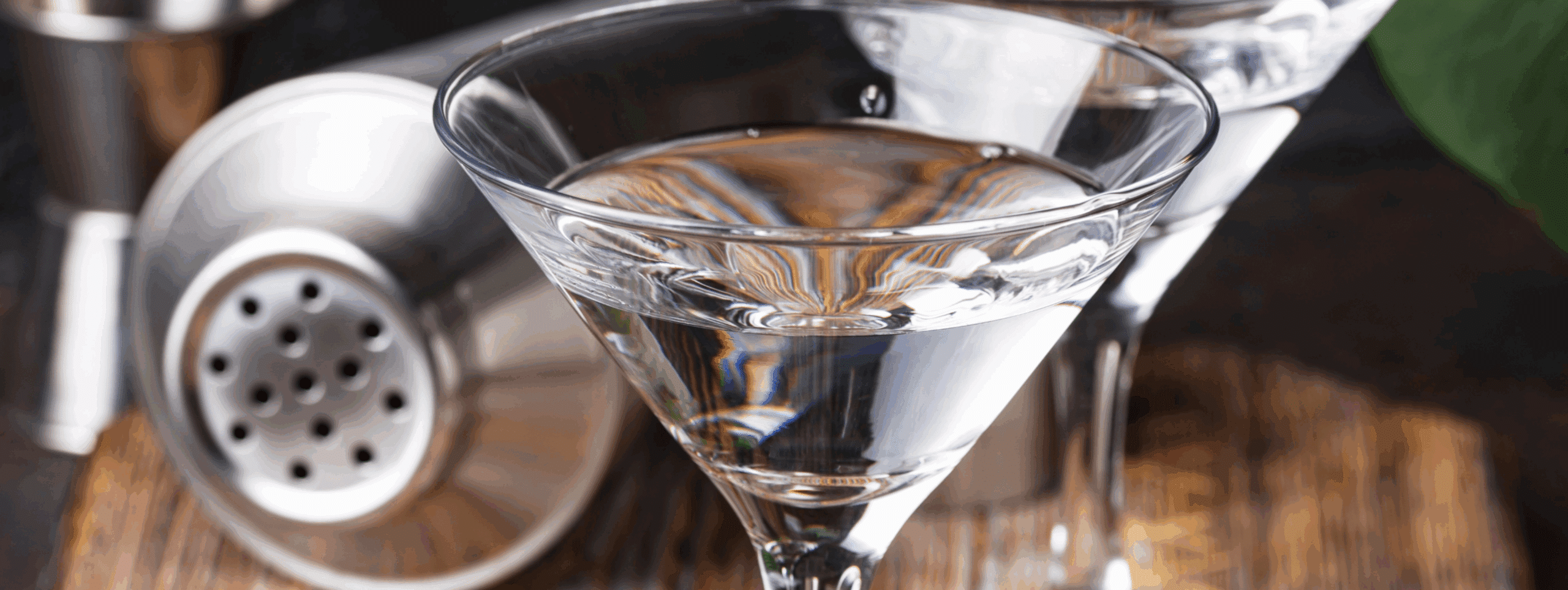Two Glasses with TopCraft Vodka